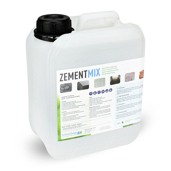 Ecoform Zementmix - Betondichtmittel für WU Beton - flüssigkeitsdichten Beton - Frostschutz & wasser