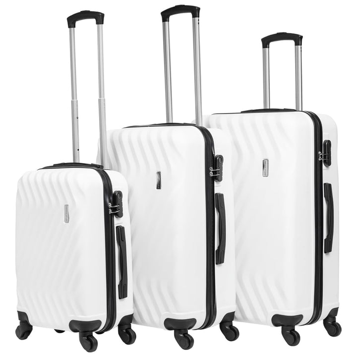 20" 24" 28" Koffer Reisekoffer 3er-Set Trolley Mehrteilig mit Ziffern Kofferschloss aus Kunststoff (
