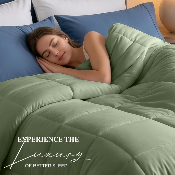 Utopia Bedding Bettdecke 220 x 240 cm, leichte Bettdecke mit Polyesterfüllung für 4 Jahreszeiten, Mi