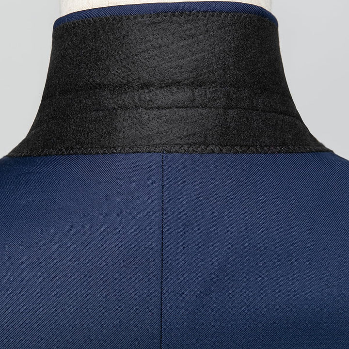 Allthemen Anzug Herren 2 Teilig Slim Fit Hochzeitanzug EIN Knopf Smoking Anzüge Sakko Hose XS Blau1,