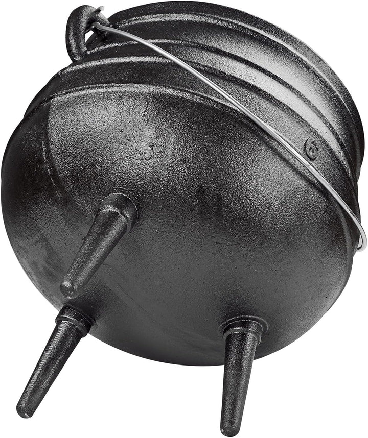 BBQ-Topf/Dutch Oven Schmortopf Gusseisen Topf 14 l für Lagerfeuer Feuerstelle