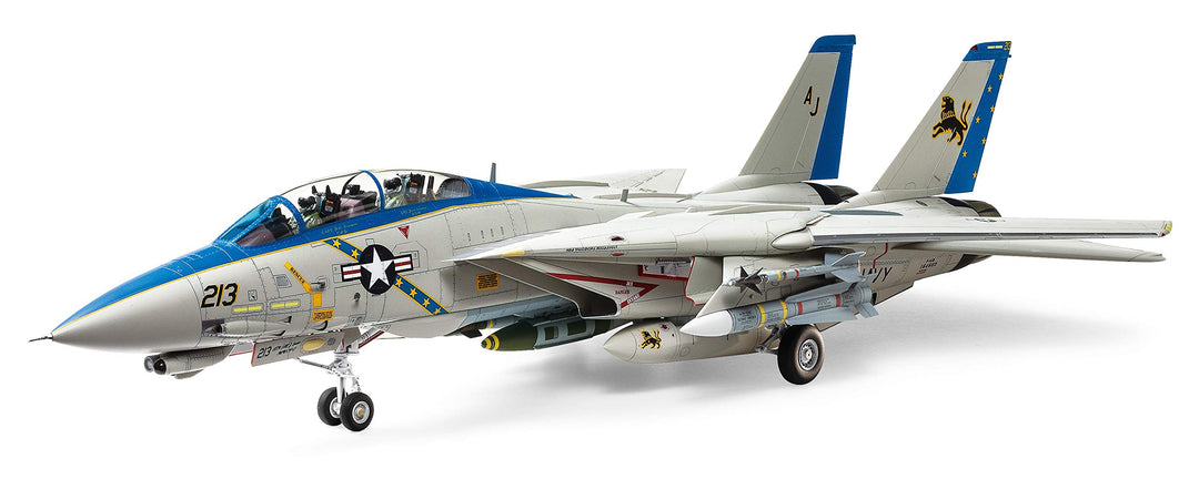 TAMIYA TAM61118 61118 - 0.075 Grumman F-14D Tomcat, Modellbau, Plastik Bausatz, Hobby, Basteln, Kleb