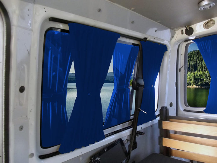 BREMER SITZBEZÜGE Mass Gardinen Vorhänge Sonnenschutz kompatibel mit VW T4 Transporter Caravelle kur