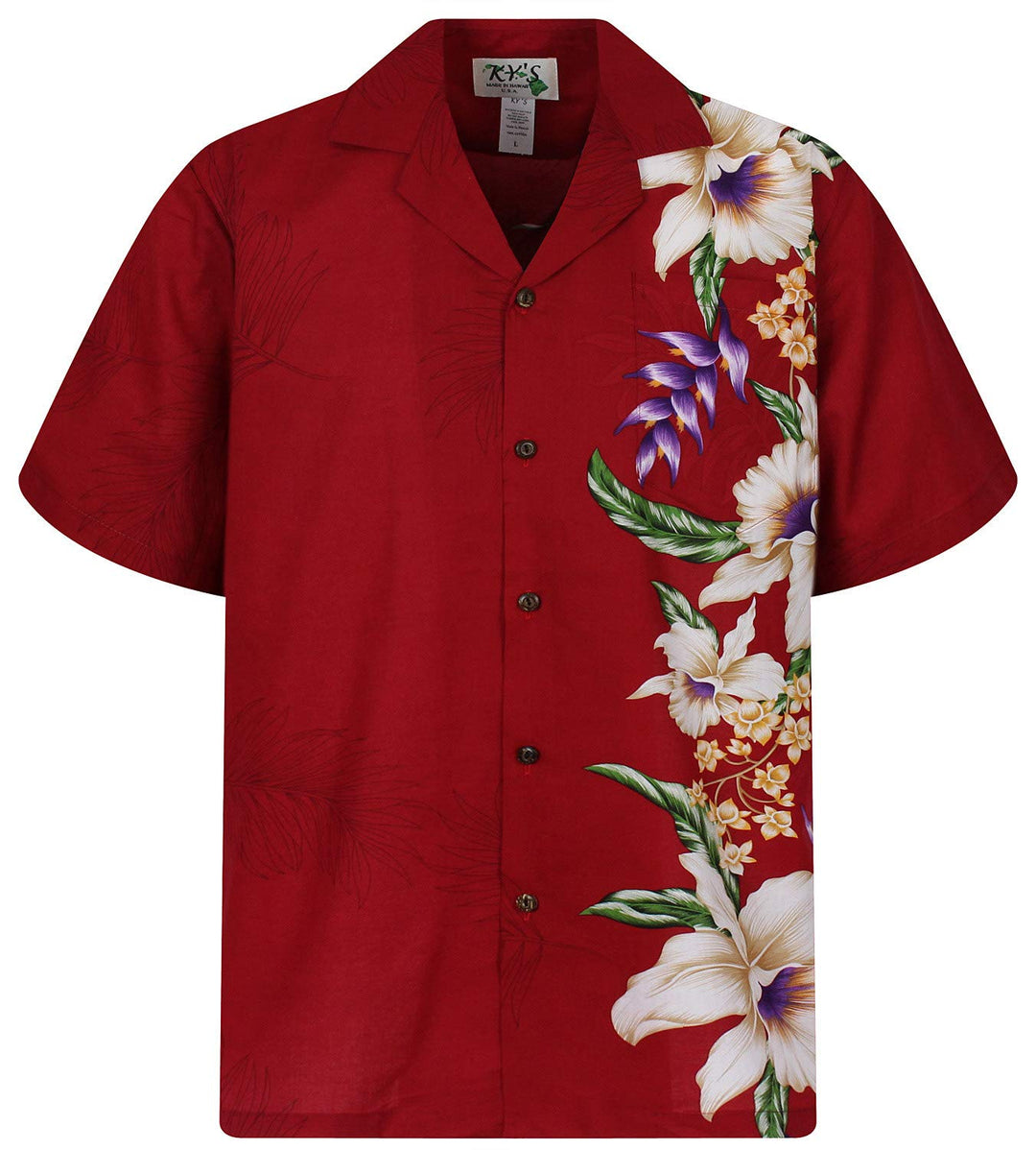 KY‘s Original Hawaiihemd, Wedding, rot, S