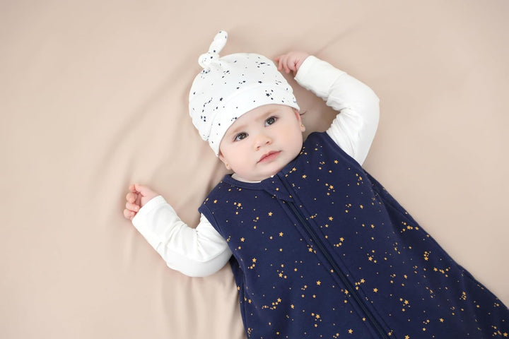 Owlivia Bio-Baumwolle Baby Schlafsack 0.5 Tog & 2.5 Tog Jungen Mädchen Schlafsack, Tragbare Baby-Dec