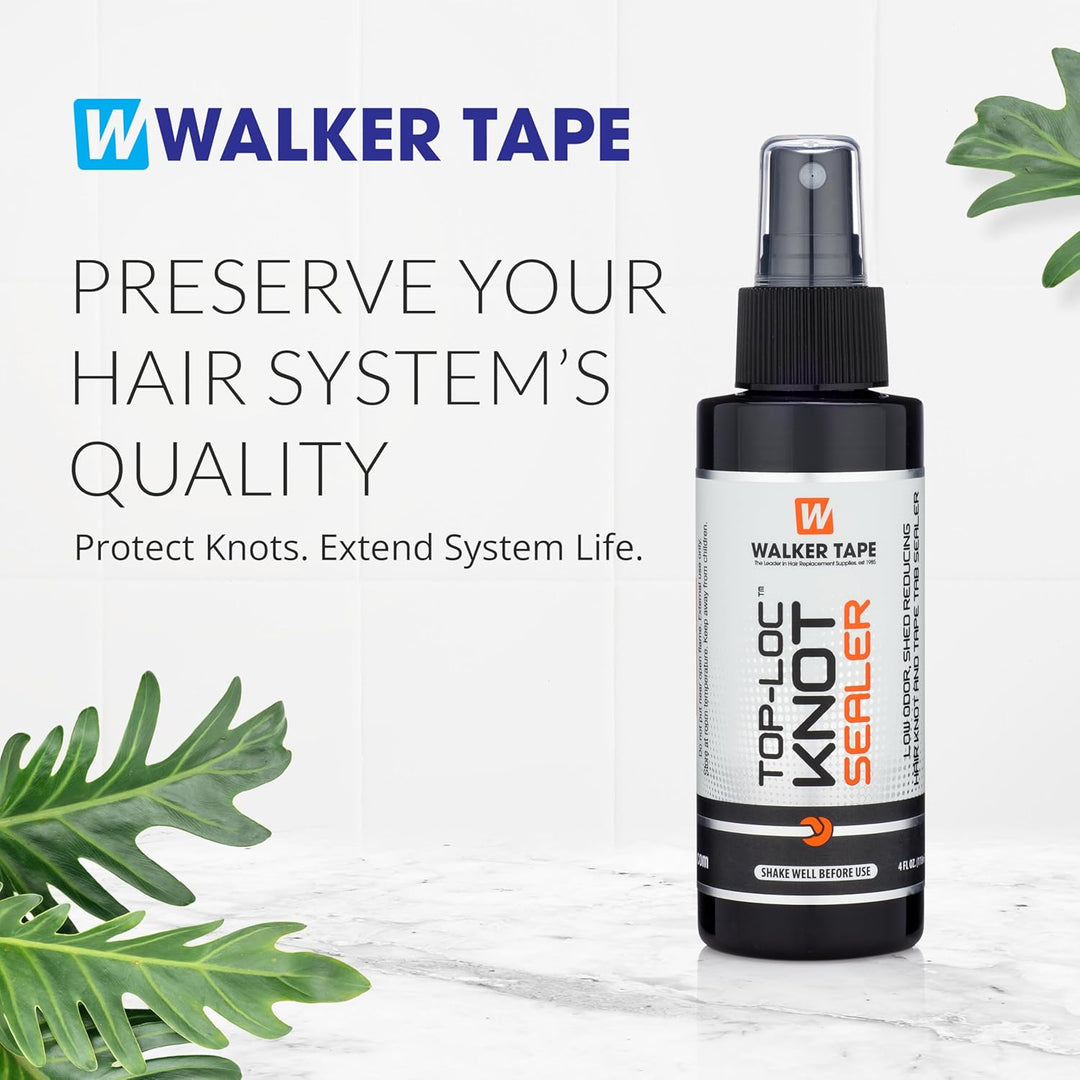 Top-Loc Knot Sealer - 4oz Spray - Wig, Toupee, Lace Hairpiece, Hair System . by Walker