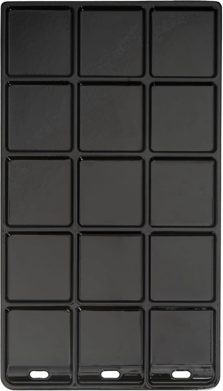 BBQ-Toro Gusseisen Grillplatte emailliert | 25,5 x 42,5 cm | BBQ Plancha, Grillplancha | Rechteckig,