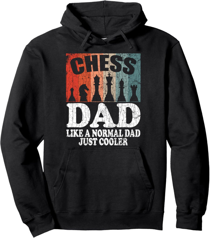 Schach Papa Lustig Sport Player Coach Grafik Pullover Hoodie