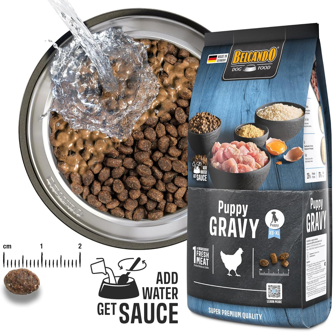 Belcando Puppy Gravy [12,5 kg] Welpenfutter | Trockenfutter für Welpen | Alleinfuttermittel für Welp