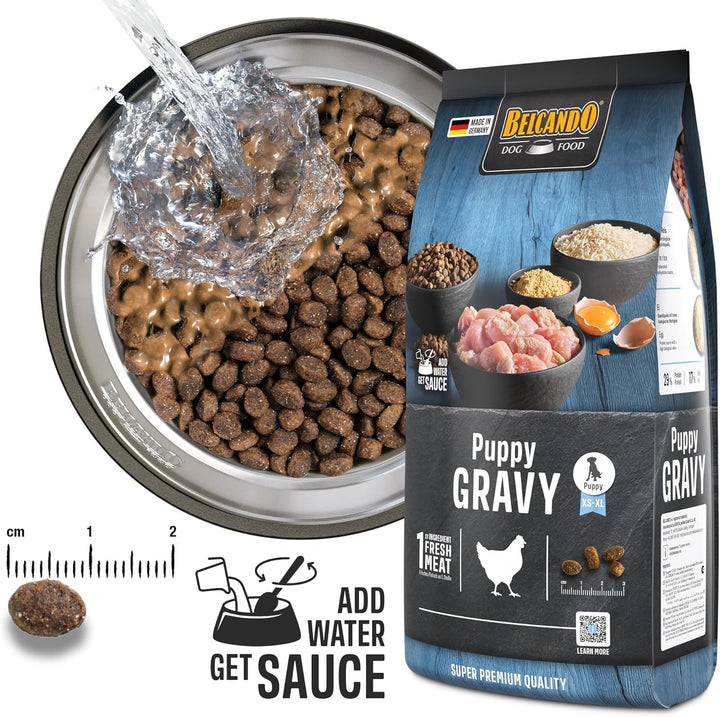 Belcando Puppy Gravy [12,5 kg] Welpenfutter | Trockenfutter für Welpen | Alleinfuttermittel für Welp