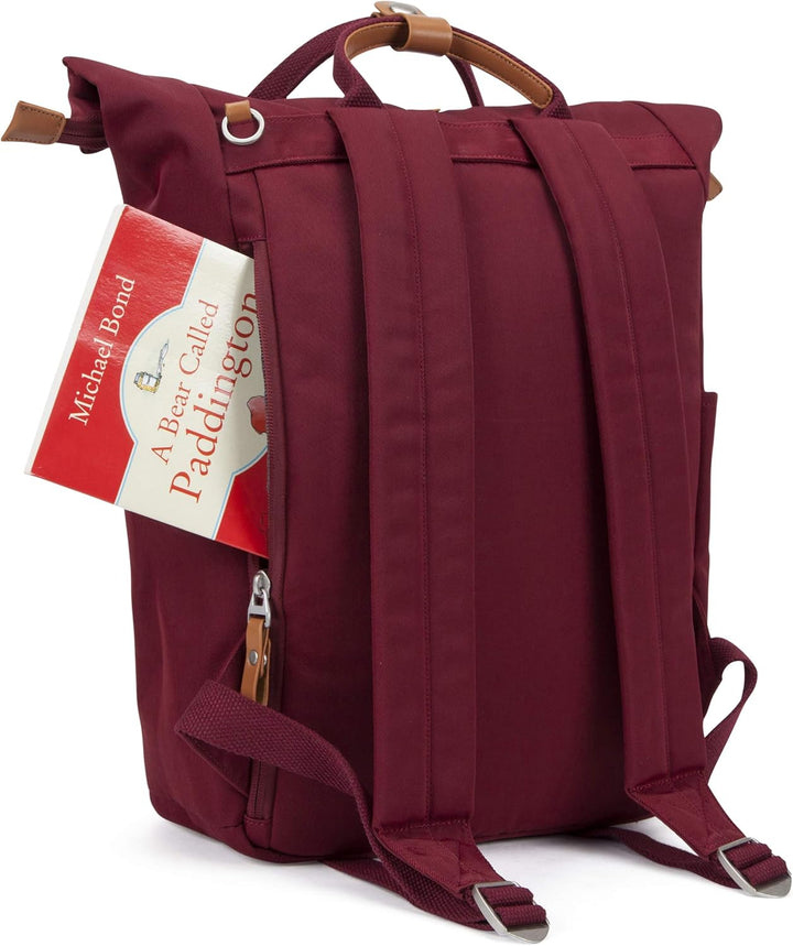 SEVENTEEN LONDON – Moderner und stilvoller ‘Canary Wharf’ Rucksack mit einem klassischen gefalteten
