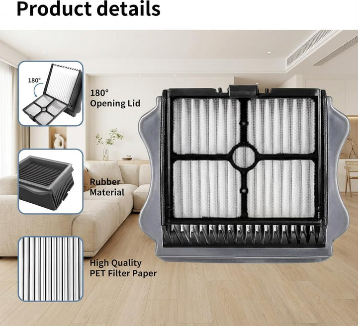 6 Stück HEPA Ersatzfilter für Tineco FLOOR ONE Stretch S6 / SWITCH S6 / S7 Stretch / S9 Artist / S5