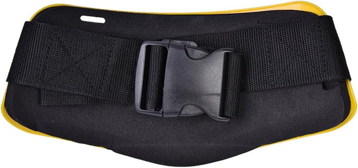 Dilwe Angelrutenhalter Einstellbare Kampfgürtel Stand Up Halter Rod Racks Gürtel für Angeln(Gelb), G