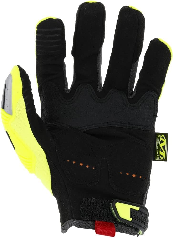 Mechanix Wear: Hi-Viz M-Pact Arbeitshandschuhe – Berührungsfähig, Aufprallschutz, absorbiert Vibrati