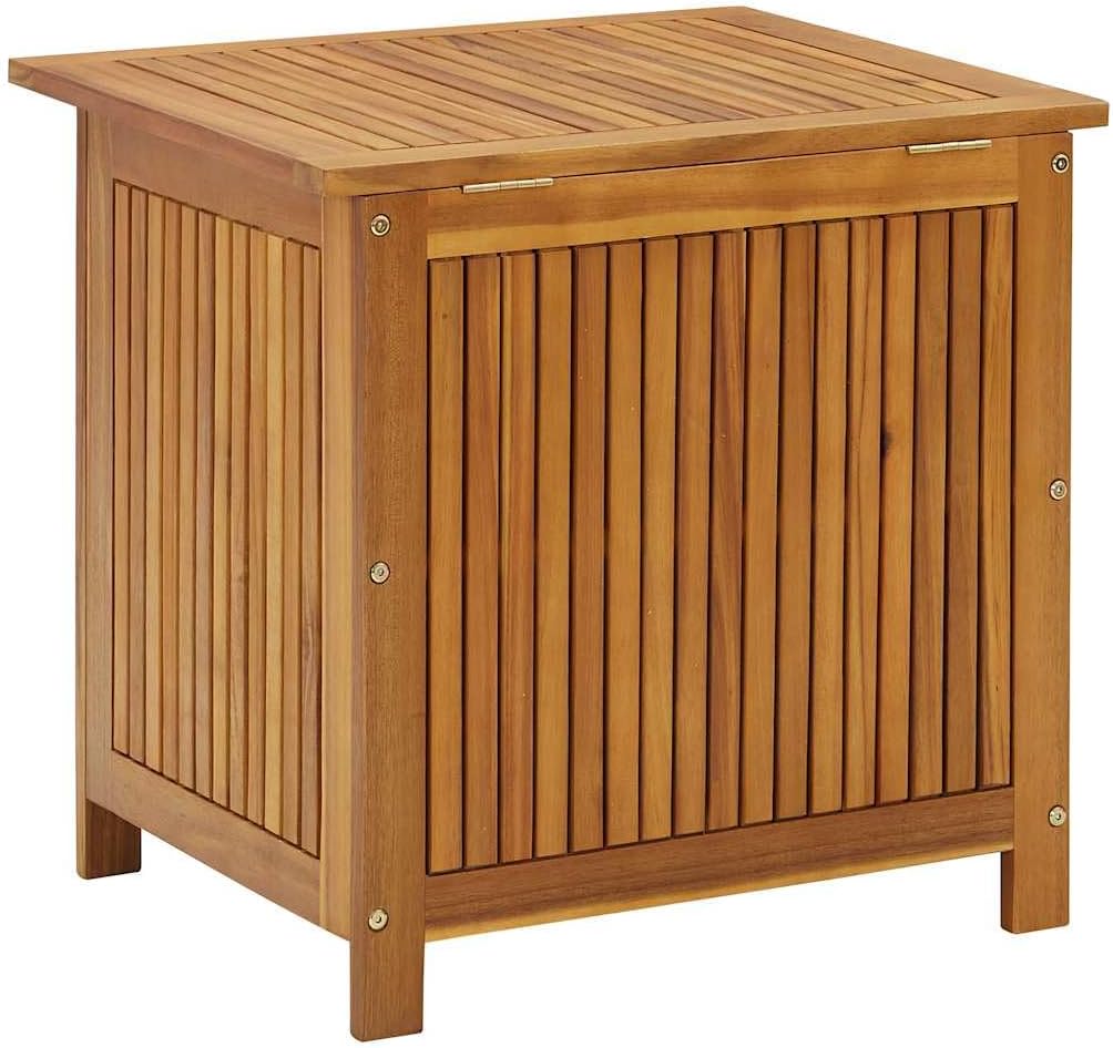 vidaXL Akazienholz Massiv Garten Aufbewahrungsbox Auflagenbox Gartentruhe Kissenbox Gartenbox Kissen