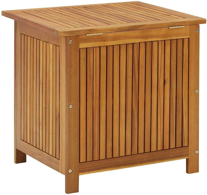 vidaXL Akazienholz Massiv Garten Aufbewahrungsbox Auflagenbox Gartentruhe Kissenbox Gartenbox Kissen