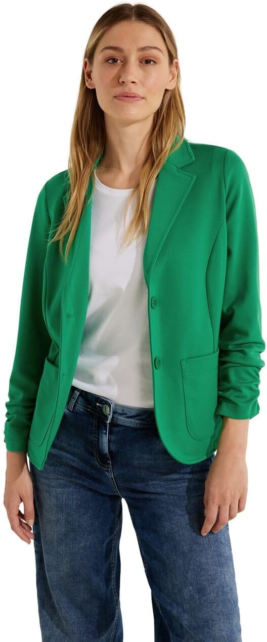 Cecil Damen Sweatblazer L Easy Green, L Easy Green