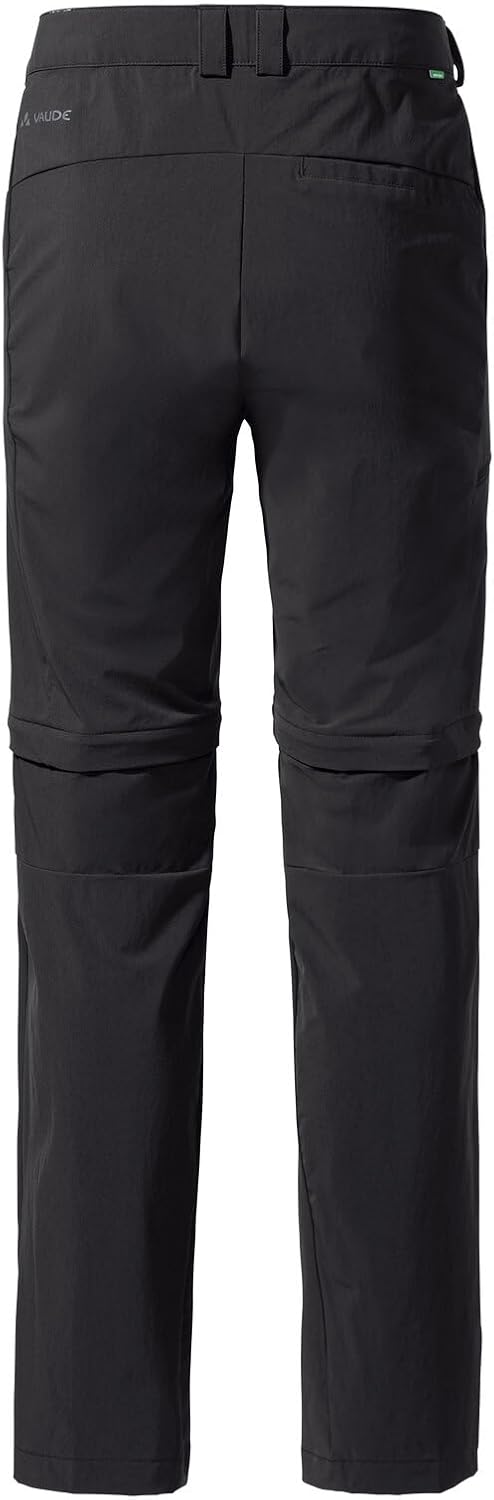 VAUDE Men's Stretch T-Zip Pants II, Hiking Pants Schwarz 48, Schwarz 48