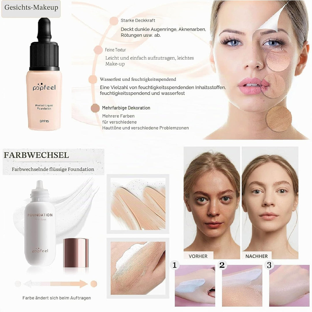 34St Schminkkasten Make-Up Set, Professionelles Kosmetische Schmink Set mit Lidschatten Lippengloss