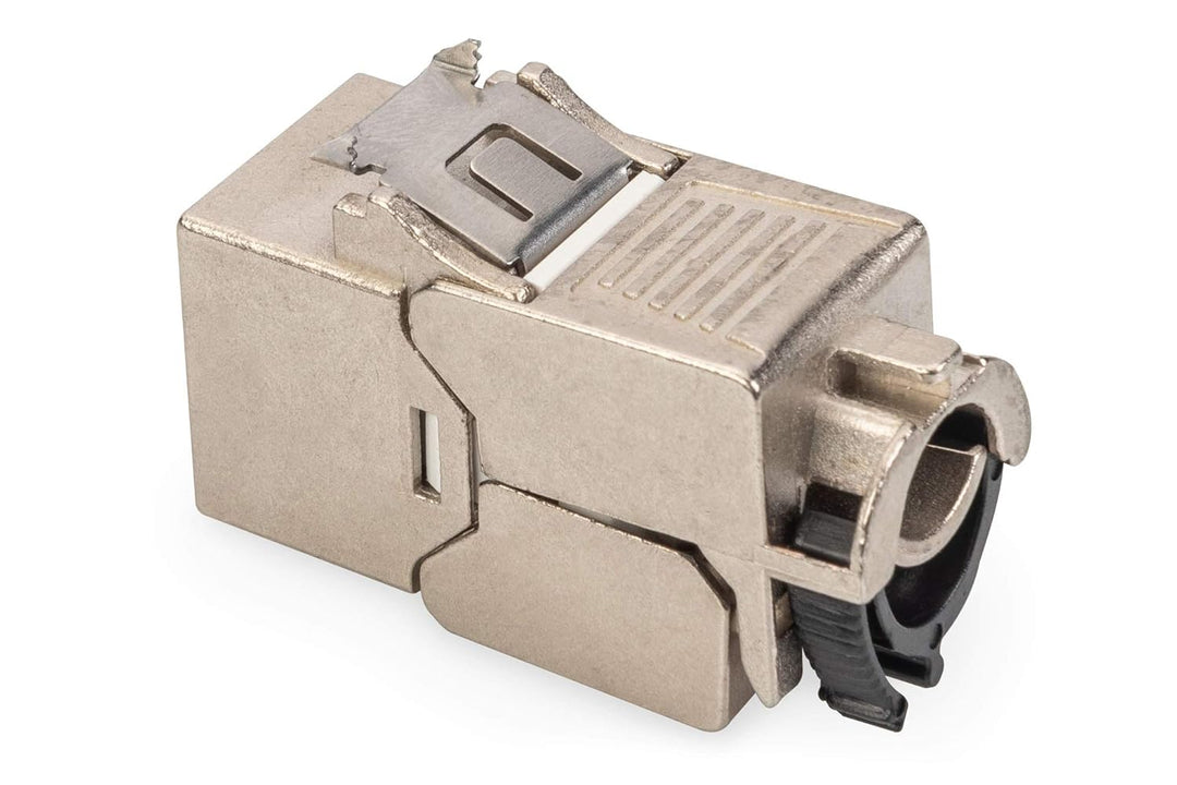 DIGITUS Keystone-Modul Cat-6A Geschirmt - 24 Stück - RJ45 - Designfähig - 500 MHz 10GBase-T - Metall