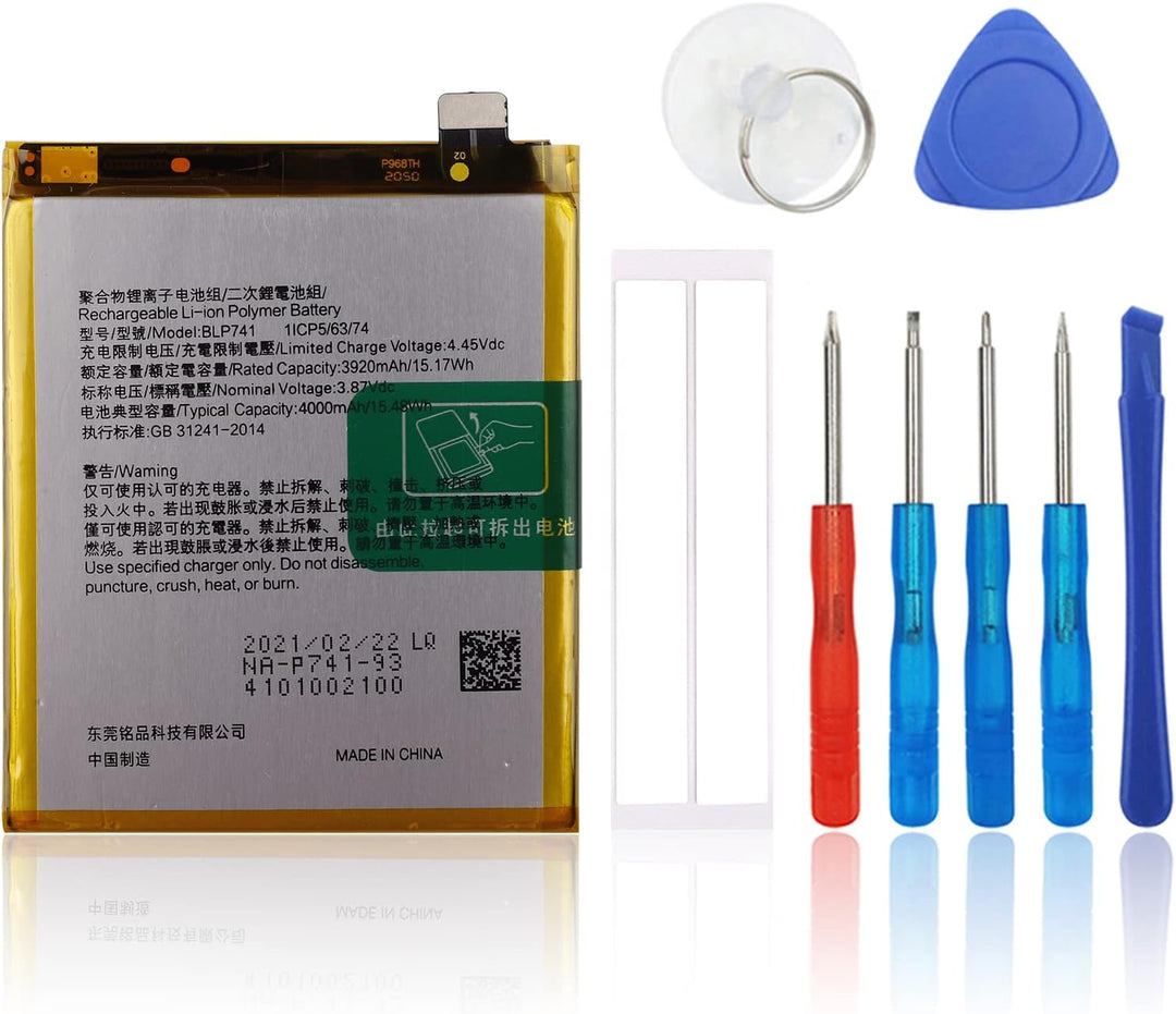 SwarKing Ersatz Akku Kompatibel mit realme X2 BLP741 with Toolkit