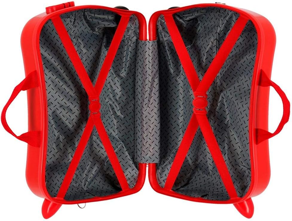 Disney Mickey Enjoy the Day Kinder-Koffer Rot 50x38x20 cms Hartschalen ABS Kombinationsschloss 34L 2