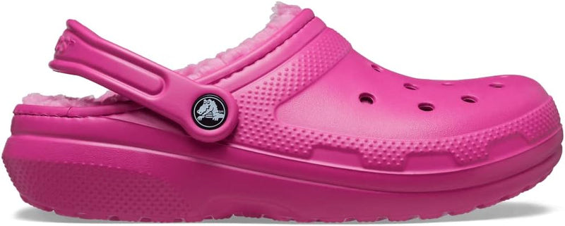 Crocs Unisex Classic Lined Clogs 36/37 EU Fuchsia Fun, 36/37 EU Fuchsia Fun