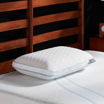 TEMPUR-PEDIC TEMPUR-Cloud ProHi Kissen, Memory-Schaumstoff, Weiss/opulenter Garten, King (Pack of 1)