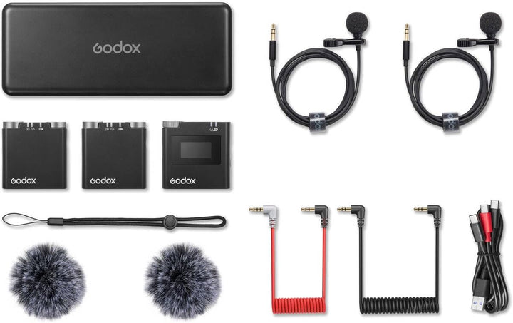 Godox VIRSO M2 2,4 GHz Kabelloses Mikrofonsystem