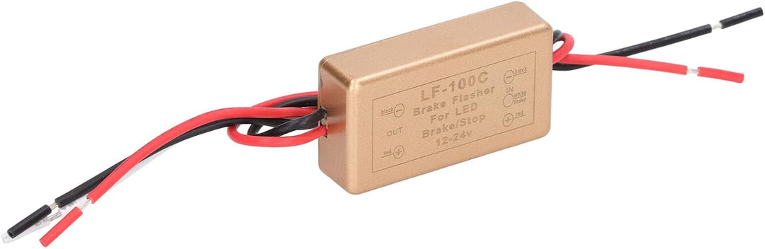 plplaaoo LED-Blitz-Stroboskop-Controller, ABS-Auto-Blinkmodul, Hochleistungs-Mini-Kompaktdesign für
