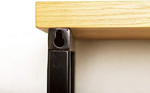 BestLoft.de Garderobe Garry aus Eiche und Stahl (92cm) 92 cm, 92 cm