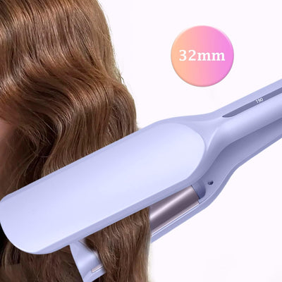 Grosscat Meerjungfrau Welleneisen, Lockenstab Locken für Haare 32mm, Deep Waves, Wasserwellen, Franz