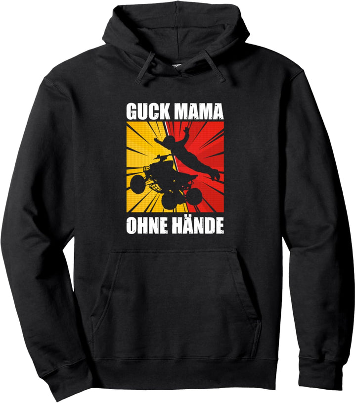 Ohne Hände Quadfahrer 4x4 ATV Quad-Biker Pullover Hoodie