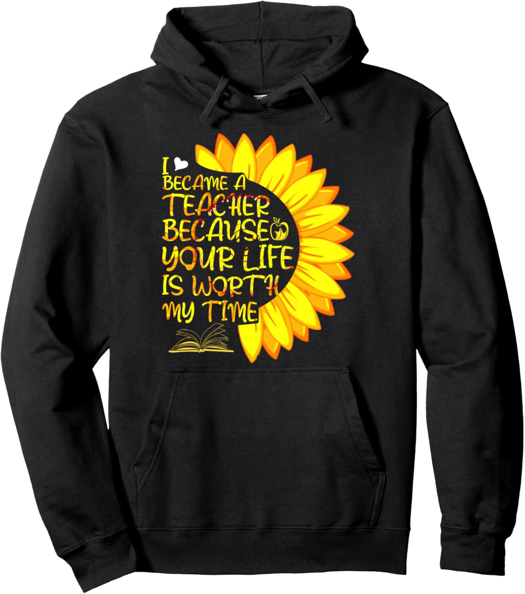 Gymnasium Lehrerin I became Teacher because your Life Pullover Hoodie
