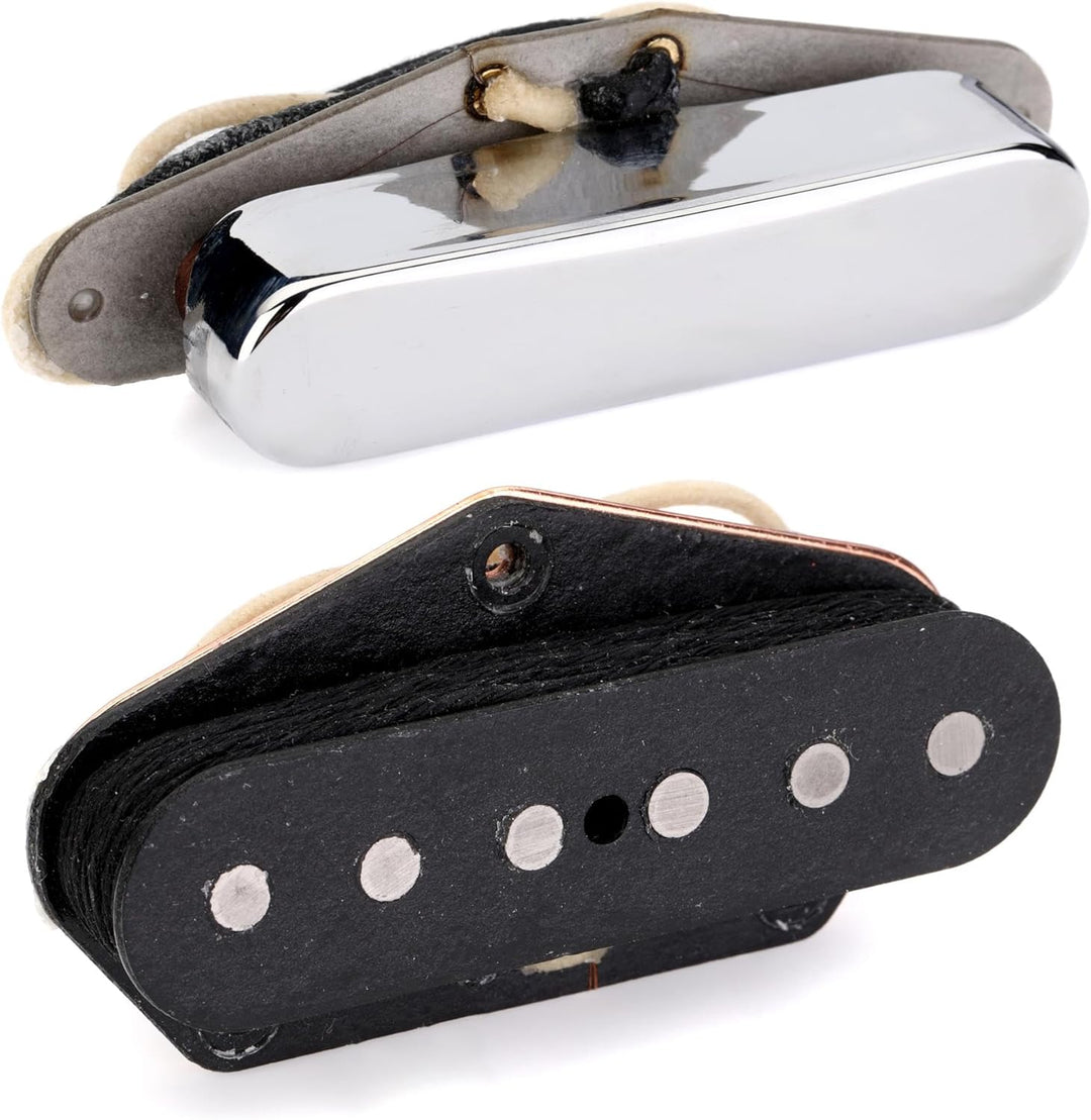 Fender® »SHAW HOT 50'S TELECASTER® PICKUP SET« Tele Tonabnehmer Set - Farbe: Schwarz/Chrom