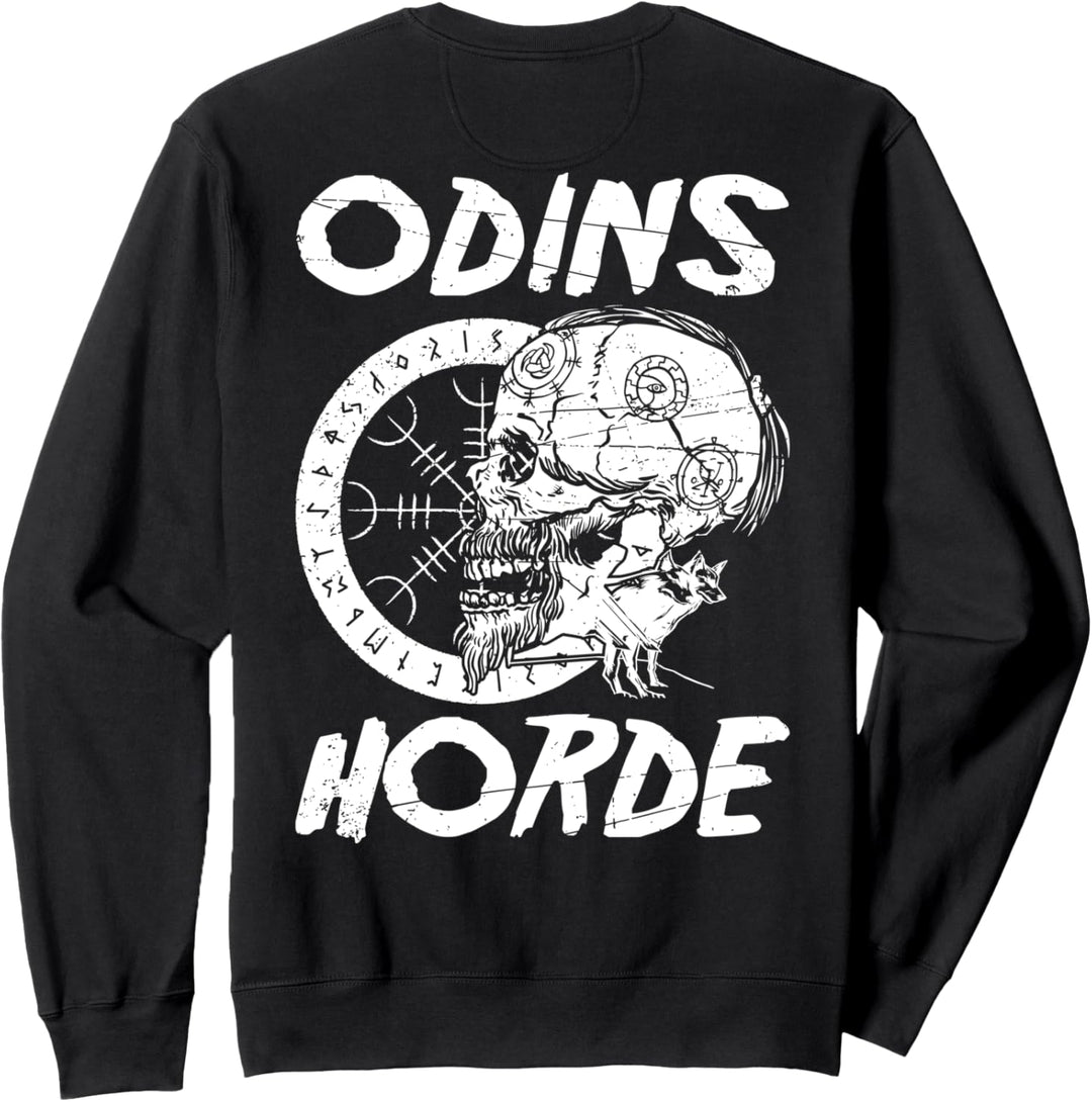 Wikinger Familien Outfit Odins Horde Nordmänner RÜCKENDRUCK Sweatshirt