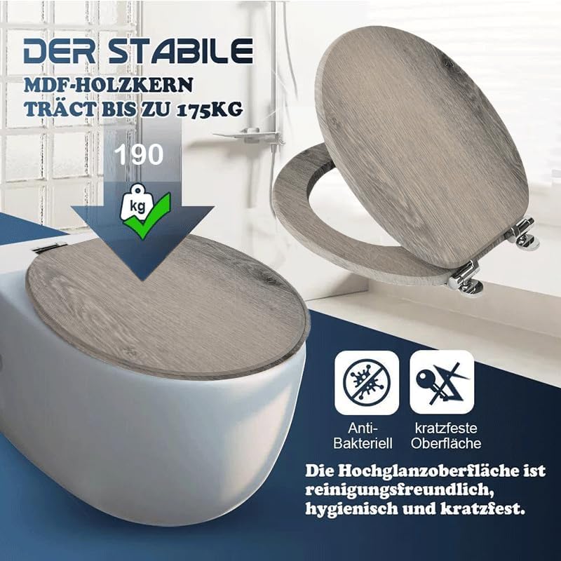 SINOBATH WC Sitz mit Absenkautomatik, viele schöne WC Sitze zur Auswahl, hochwertige und stabile Qua