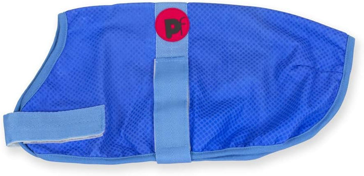 Petface Hundemantel, Kühlung im Sommer blau 40 cm, blau 40 cm