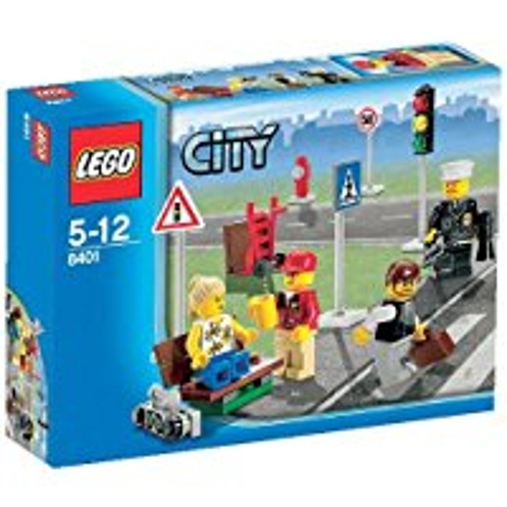 LEGO City 8401 - Minifiguren und Strassenschilder