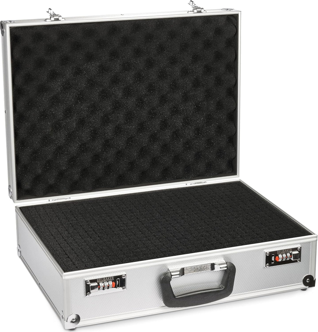 BRUBAKER universal Transportkoffer aus Aluminium - Fotokoffer mit Schaumstoff für Kameras, Equipment
