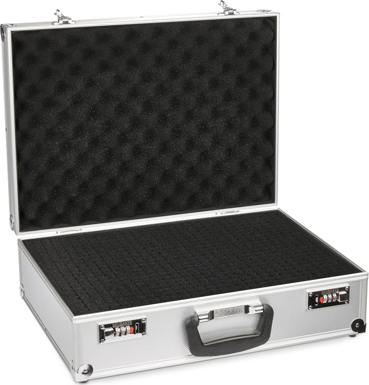 BRUBAKER universal Transportkoffer aus Aluminium - Fotokoffer mit Schaumstoff für Kameras, Equipment