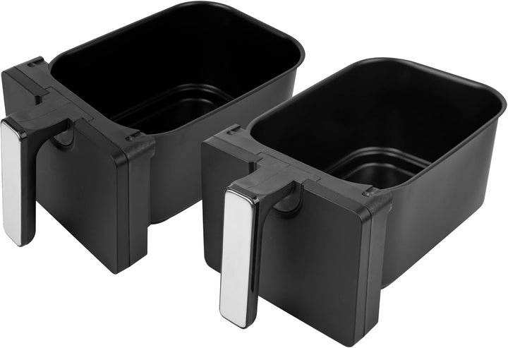 EMERIO digitale DOPPEL Heissluftfritteuse | AirFryer | Frittieren mit heisser Luft ohne zusätzliches