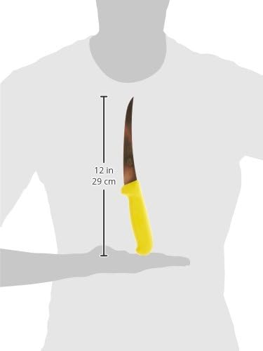 Victorinox Fibrox Ausbeinmesser, Swissmade, 15cm Gebogen/Schmal/Flexibel Klinge, Rutschfest, Rostfre