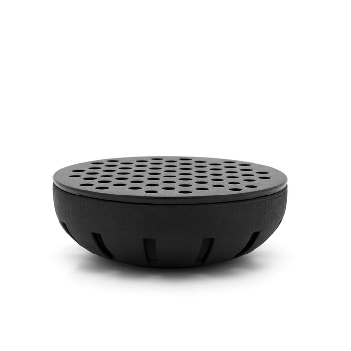 Teewärmer Stövchen Teelichthalter Gusseisen schwarz 14.5 cm