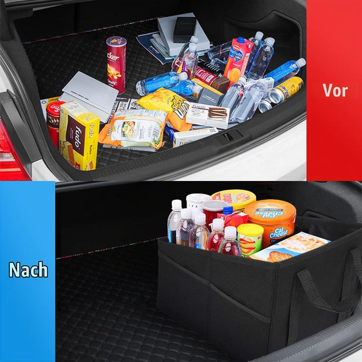 JNNJ Kofferraum Organizer Auto, Zusammenklappbarer Auto Organizer Kofferraum, Platzsparend Kofferrau