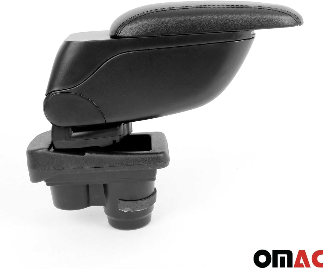 Mittelarmlehne Armlehne kompatibel mit VW Caddy IV 2015-2020 Mittelkonsole Schwarz 1x
