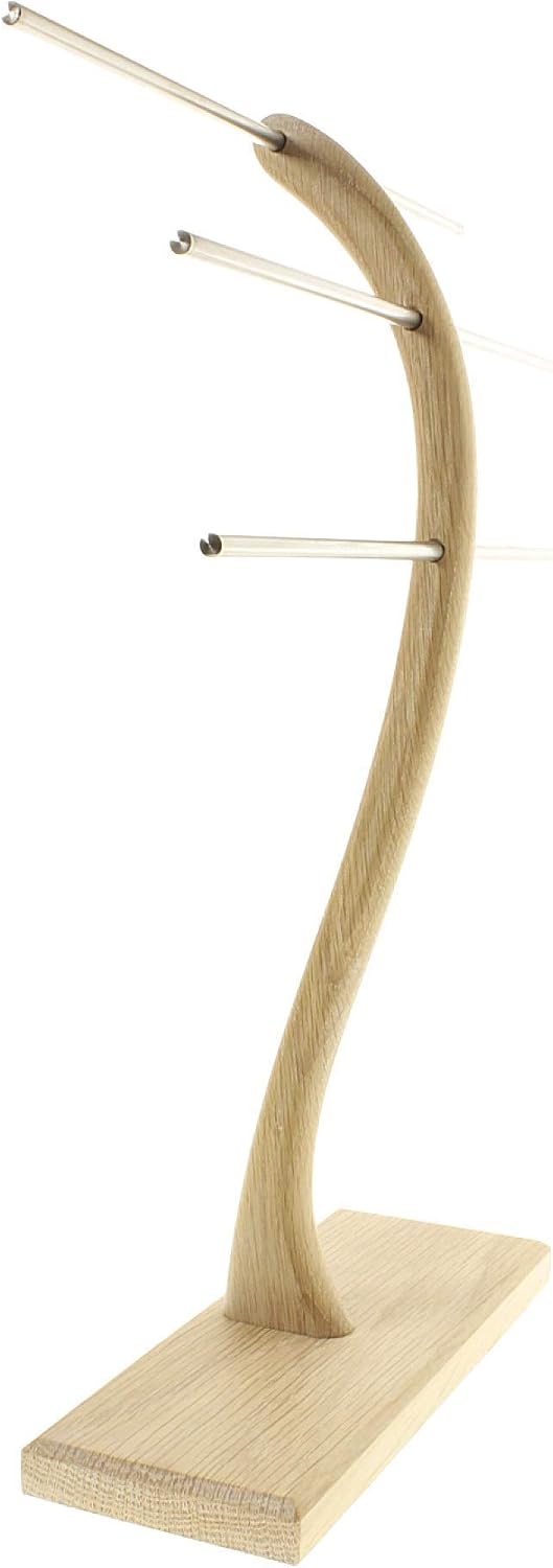 Schmuckbäumchen Schmuckständer Schmuckhalter Schmuckbaum Eiche weiss geölt für Armband Ketten und Ri