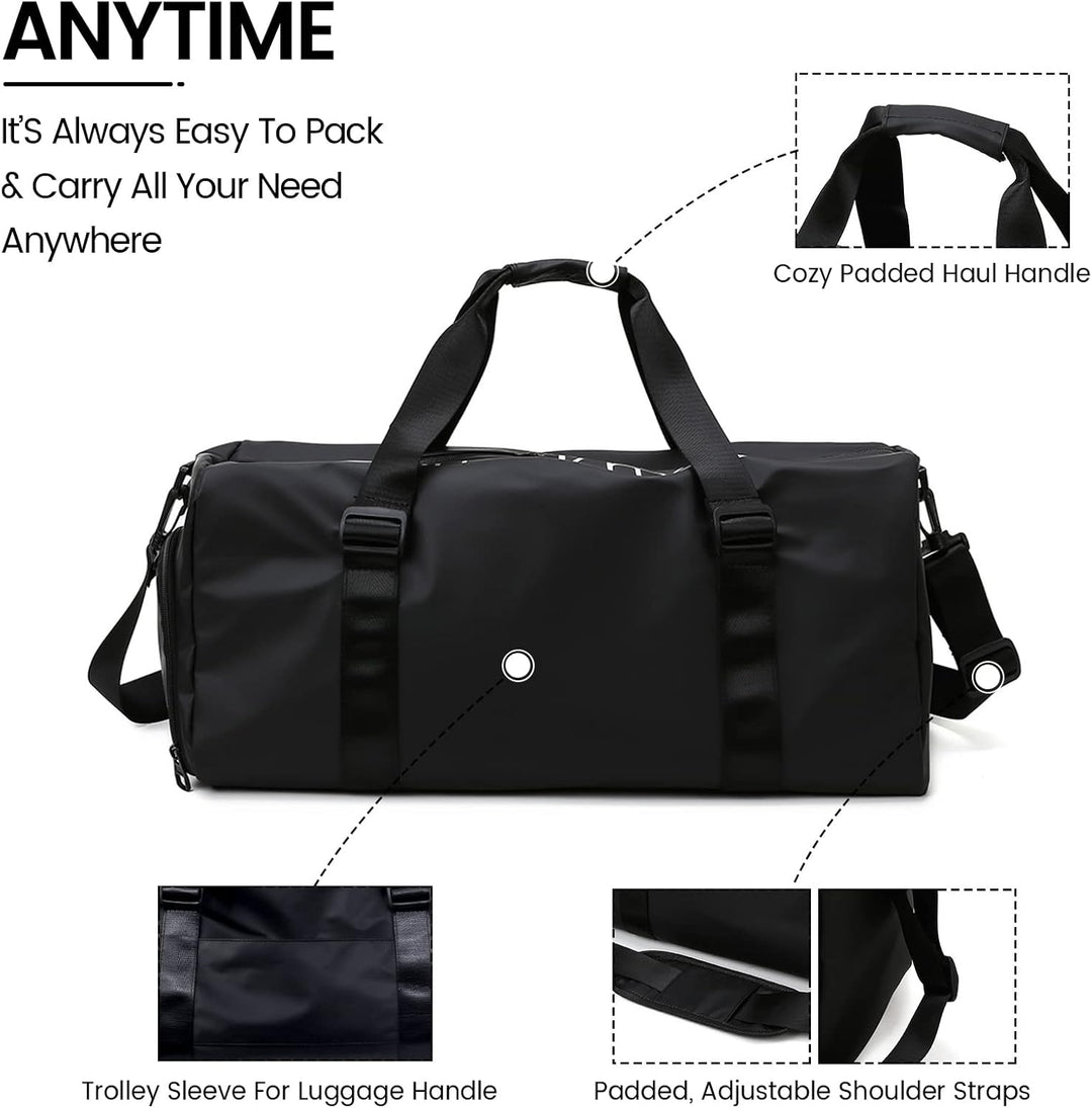 Sporttaschen für Damen und Herren, Reisetasche und Handtaschen - mit Schuhfach und Nassfach - Travel