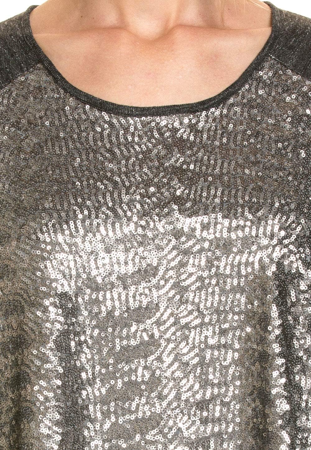 Herrlicher Damen Sweat Shirt Pullover gerade Passform Wolle Sweater