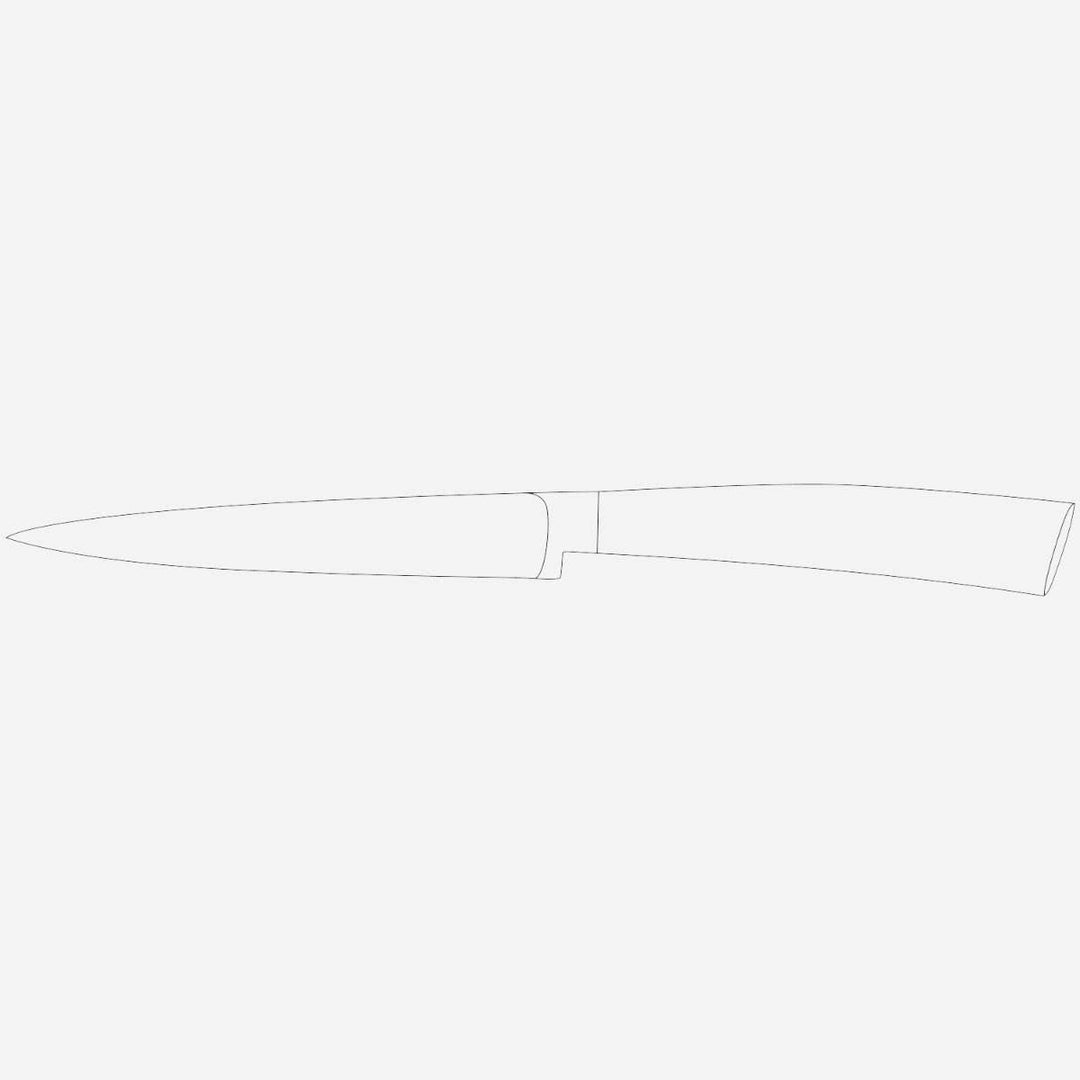 Van Berkel - Filetiermesser - Elegance Serie | Klingenlänge: 21 cm | Griff: Rot|*Blisterverpackung*